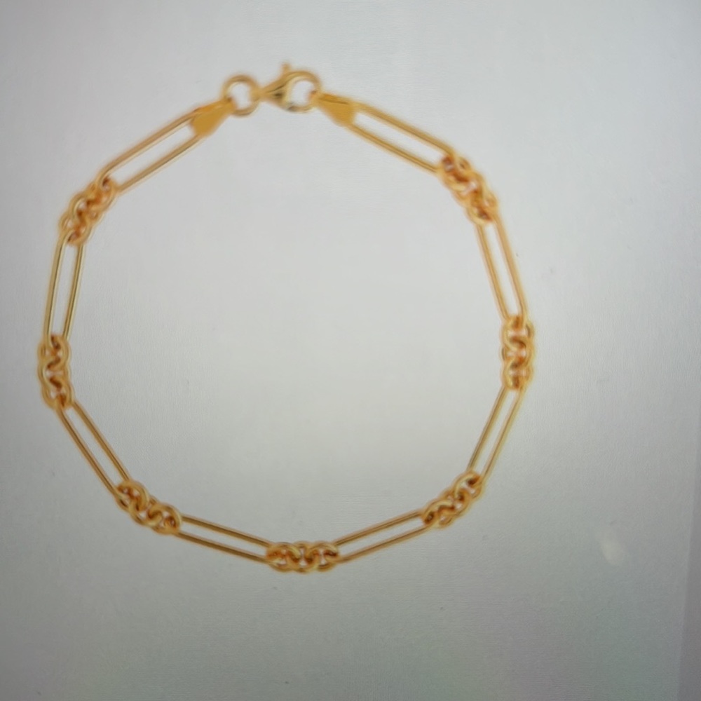 14K gold chain bracelet